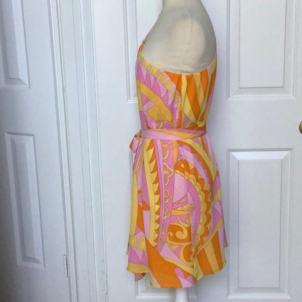 Show Me Your MuMu Trish Caribbean Cocktail one shoulder mini dress. Size S. NWOT - Picture 8 of 10